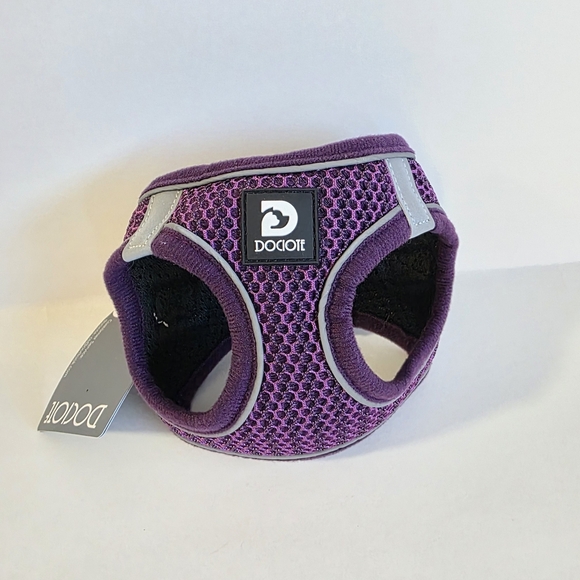 DOCIOTE Reflective Cool Purple Mesh Dog Harness XS. - Picture 1 of 3